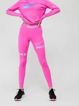 Image of Nike Pro Legging - Pink Size M Women