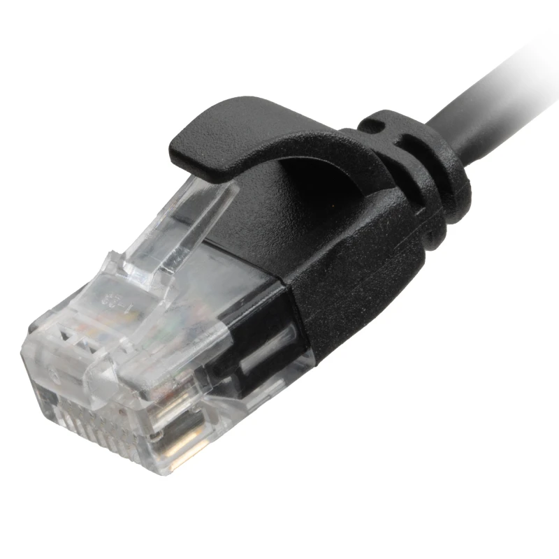 Image of Cablenet CNL 0.25M C6 Bk UTP Ls 30AWG Slim SB