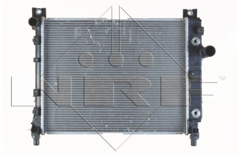Image of NRF 58367A Engine radiator EASY FIT Brazed cooling fins, Aluminium, with mounting parts Aluminium Radiator,engine cooling (470)