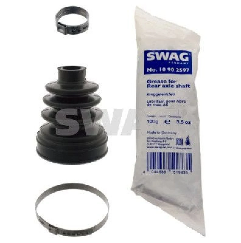 Image of CV boot kit, drive shaft SWAG 81 10 0206