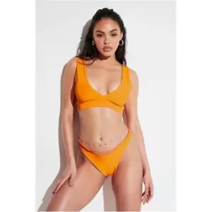 Image of I Saw It First Orange Boomerang Bikini Bottom - Orange