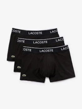Image of Lacoste Sportswear Three Pack Trunk, Black, Size XL, Men