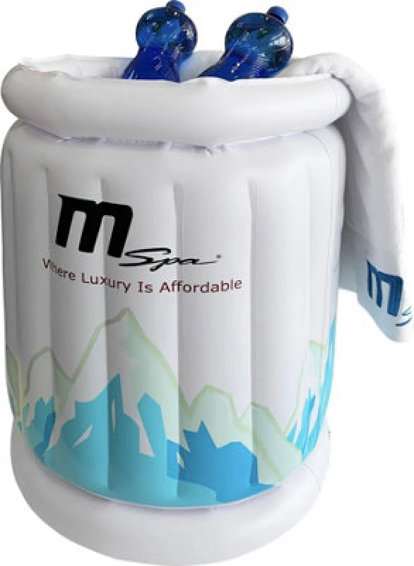 Image of Shatchi Inflatable Waterproof PVC Drink Storage Most Spas for Hot tub, White White