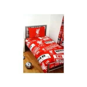 Image of Liverpool Patch Single Duvet and Pillow Case Set