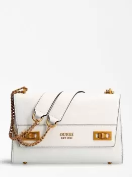Image of Guess Katey Croc Print Crossbody