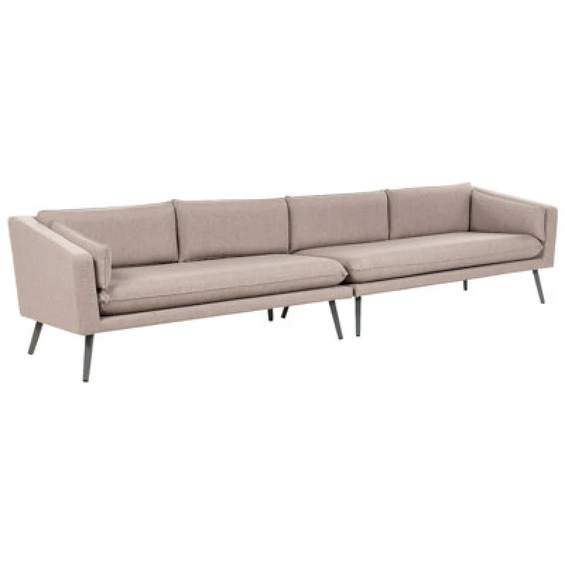 Image of Beliani Garden Sofa 4 Seater Loretello Beige