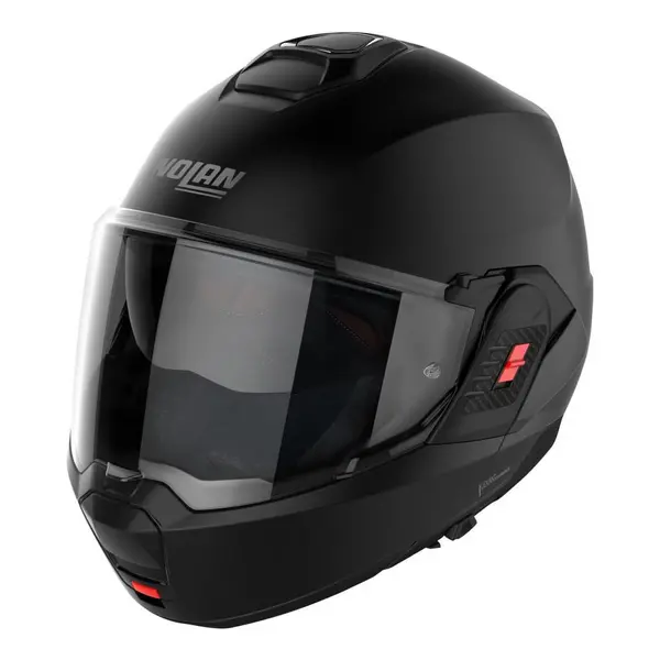 Image of Nolan N120-1 Classic N-COM 010 Flat Black Modular Helmet Size 3XL