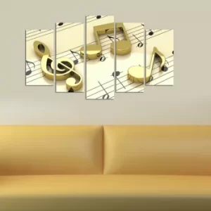 Image of 5M-44 Multicolor Decorative MDF Painting (5 Pieces)