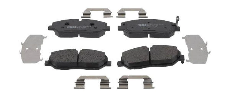 Image of FERODO FDB5397 Brake pad set PREMIER ECO FRICTION with acoustic wear warning, with accessories Brake Pad Set,disc brake (402)