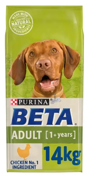 image of Purina Beta Adult Chicken Dog Food 14kg