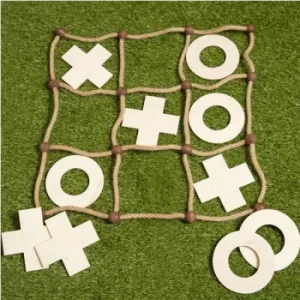 Image of Harvey's Bored Games Outdoor Tic Tac Toe Game