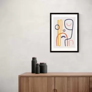 Image of East End Prints Feel Good II Print MultiColoured
