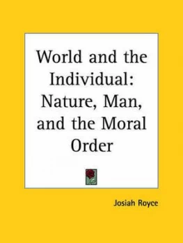 Image of World and the Individual by Josiah Royce Paperback