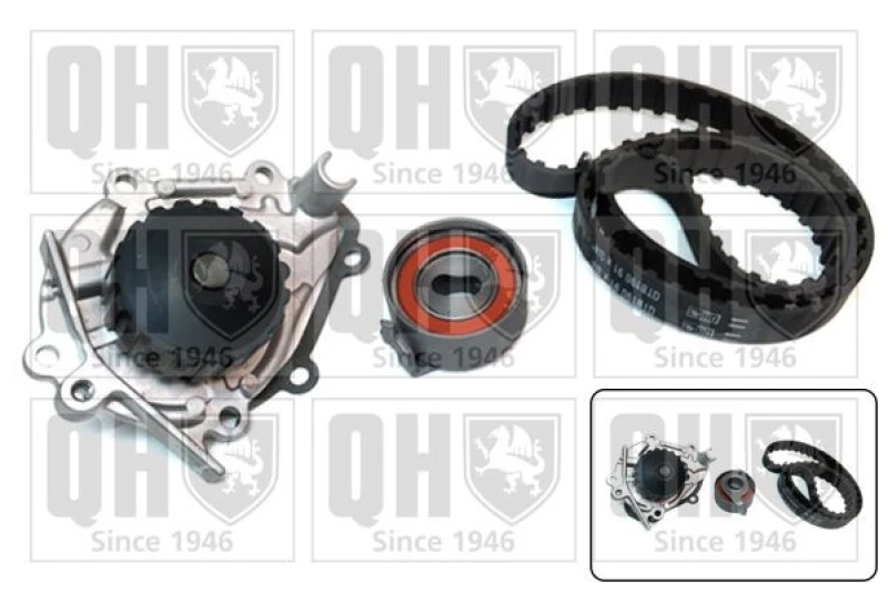 Image of QUINTON HAZELL Water pump and timing belt kit QUINTON HAZELL QBPK3850