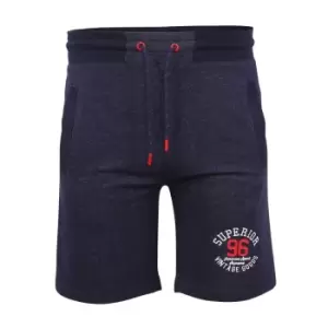 Image of Duke Mens Harlow 1 D555 Loop Back Kingsize Shorts (8XL) (Denim Marl)