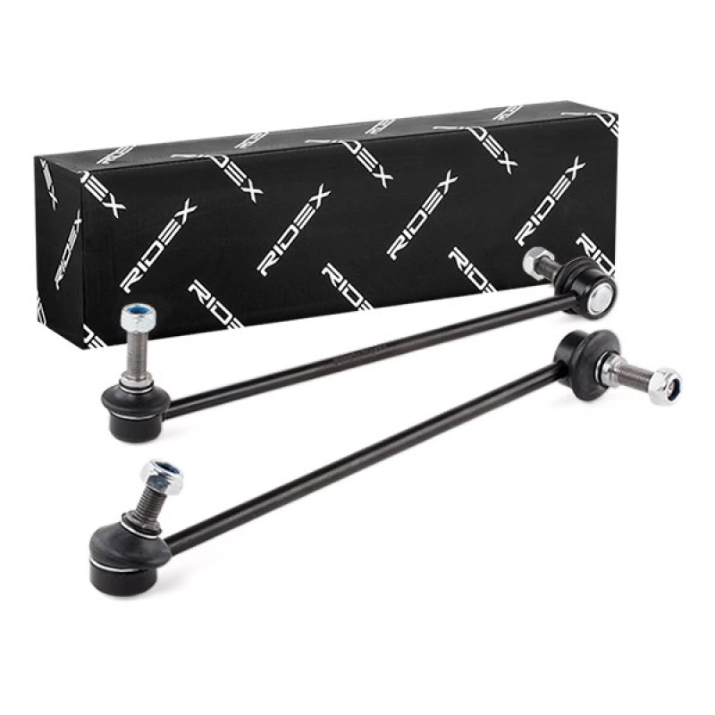 Image of RIDEX 2067R0034 Anti-roll Bar Stabiliser Kit Front Axle Right Steel Anti-roll Bar Stabiliser Kit (2067)