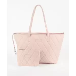 Image of Barbour Witford Quilted Tote Bag - Cream
