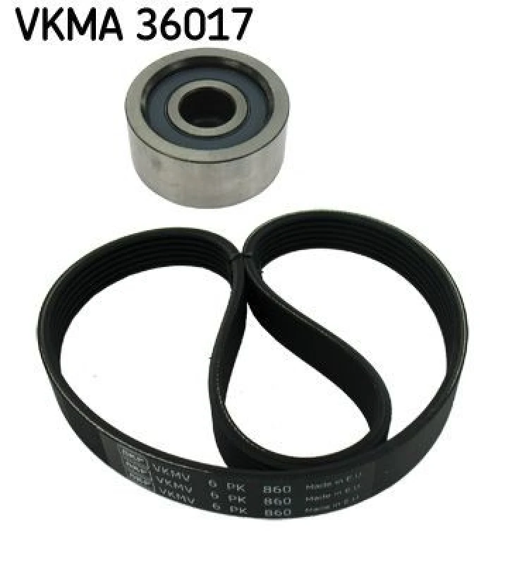 Image of SKF V-Ribbed Belt Set SKF VKMA 36017