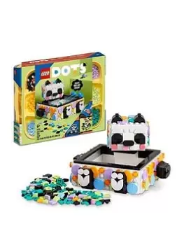 image of Lego Dots Cute Panda Tray Crafts Set 41959