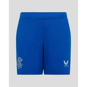 Image of Castore Rangers Away Shorts 2023 2024 Juniors - Blue