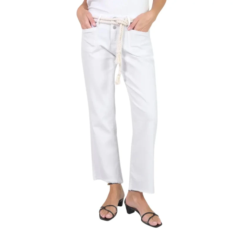 Image of Le Temps des cerises Womens jeans Le Temps des cerises Priska Blanc Female 24