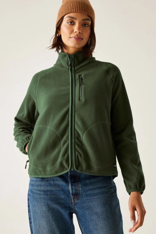 Image of Womens full-zip fleece Regatta Frankie Vert Female 48