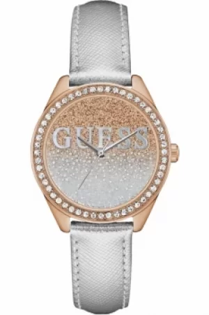 image of Ladies Guess Glitter Girl Watch W0823L7