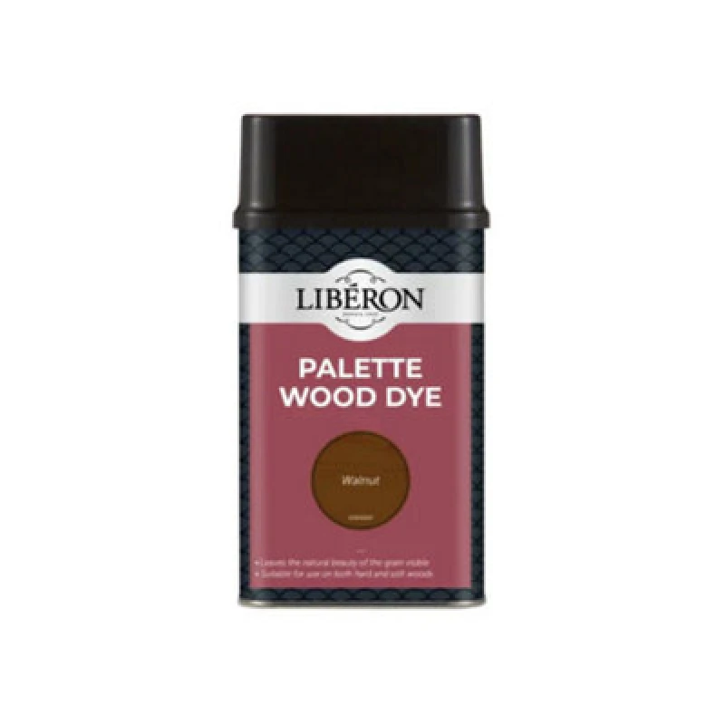 Image of Liberon Palette Wood Dye Walnut 500ml Walnut