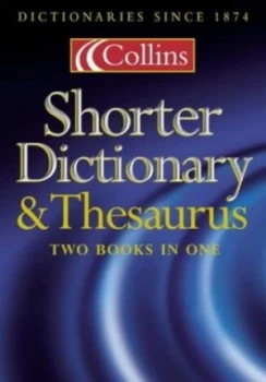 Image of Collins Shorter Dictionary and Thesaurus Hardback