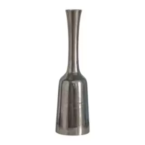 Crossland Grove Diaz Vase Nickel 200X200X700Mm Silver