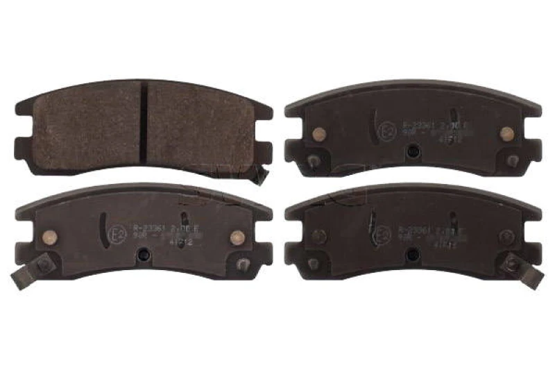 Image of SWAG 40 11 6154 Brake pad set Rear Axle, with acoustic wear warning Brake Pad Set,disc brake (402)