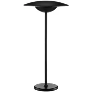 Image of Netlighting Merano Detroit Outdoor Portable Lamp Black Aluminium, Frost Acrylic