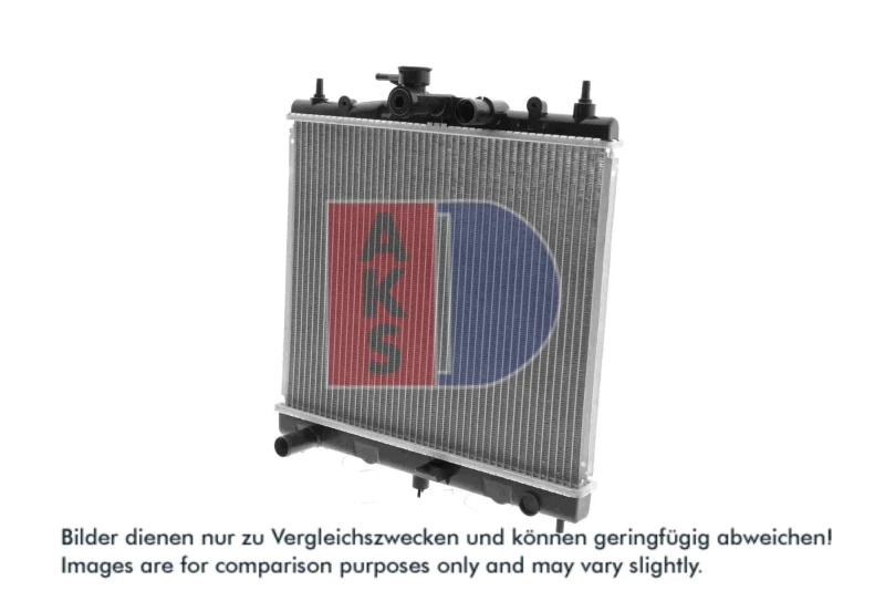 Image of AKS DASIS 070065N Engine radiator Brazed cooling fins Radiator,engine cooling (470)