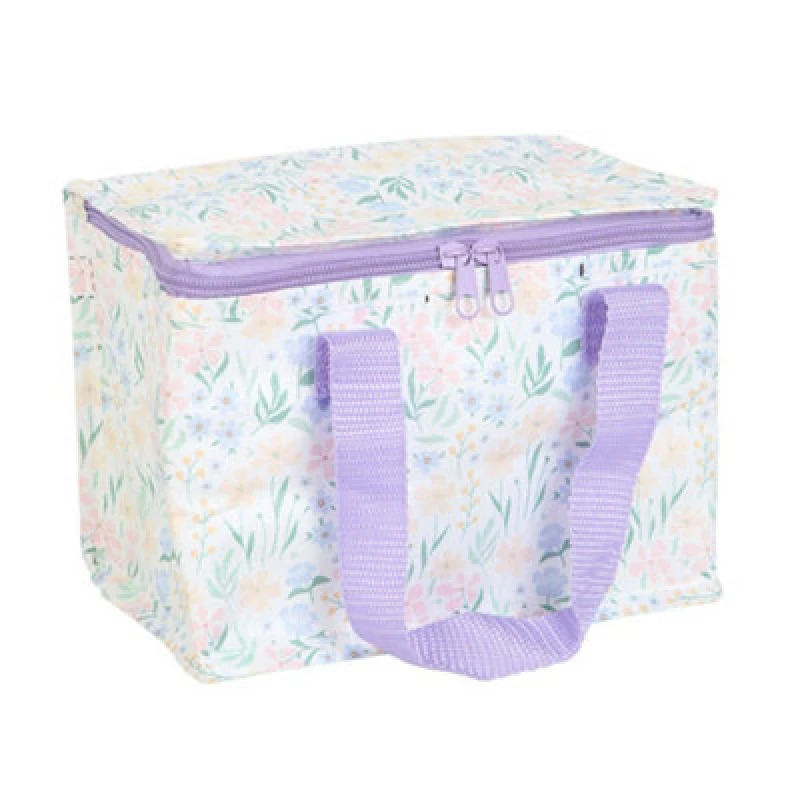 Image of Something Different Ditsy Floral Lunch Bag Lilac/pink/green (One Size)