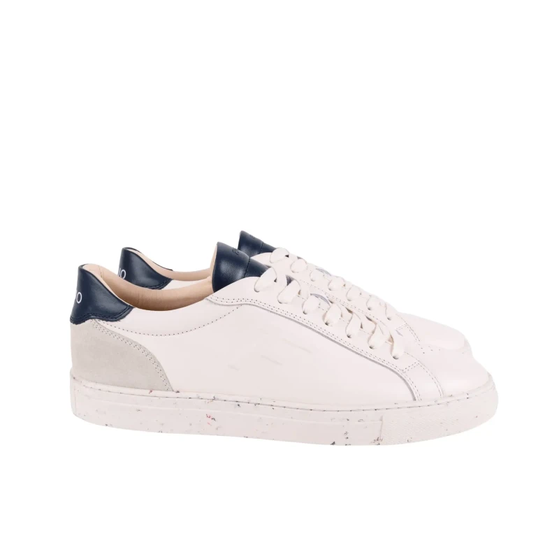 Image of Faguo Trainers Faguo Ebony Leather Suede Blanc Male 41