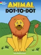 Image of animal dot to dot coloring book