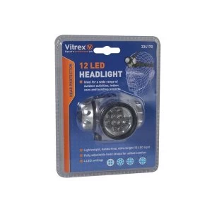 image of Vitrex 334170 Headlamp 12 LED