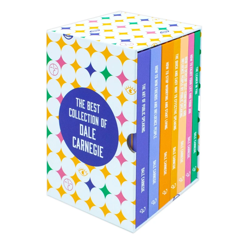 Image of Dale Carnegie 7 Book Collection The Leader In You How To Win Friends Dale Carnegie Books