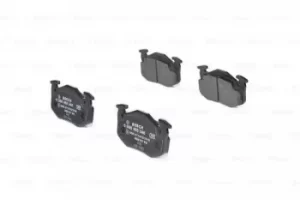 Image of Bosch 0986466346 BP682 Brake Pad Set Disc Brake Front Axle