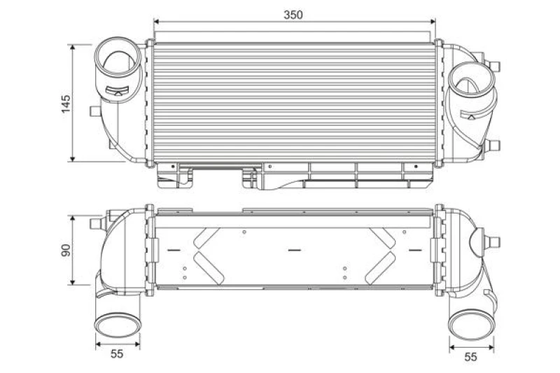 Image of Intercooler VALEO 818368