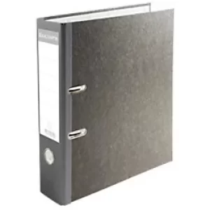 Image of Exacompta Lever Arch File 53710E 70 mm Marbled 2 ring Grey Pack of 20