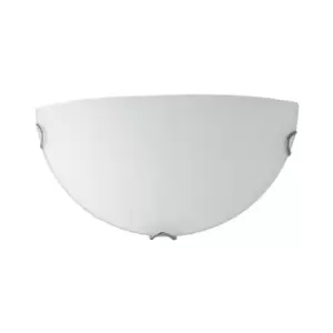 Image of Applique murale Oblo Verre blanc 1 ampoule cm