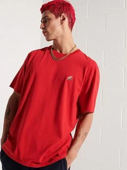 Image of Superdry Code Essential T-Shirt - Red, Size 2XL, Men
