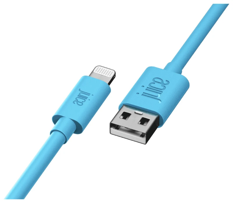 Image of Juice Juice USB to Lightning 3m Charging Cable - Blue