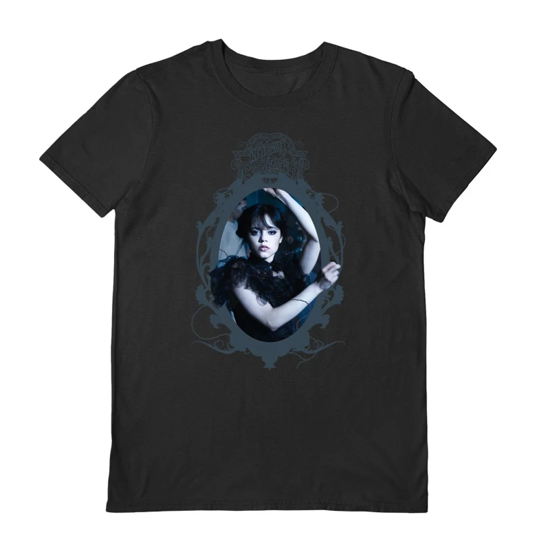 Image of Wednesday Mens Dance T-Shirt in Black Size: Medium Black Male M
