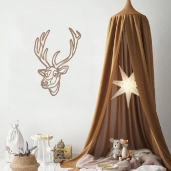 Image of Dear - Copper Copper Decorative Metal Wall Accessory