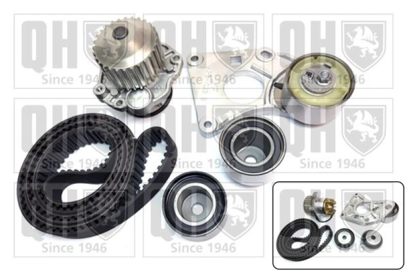 Image of QUINTON HAZELL Water pump and timing belt kit QUINTON HAZELL QBPK5910