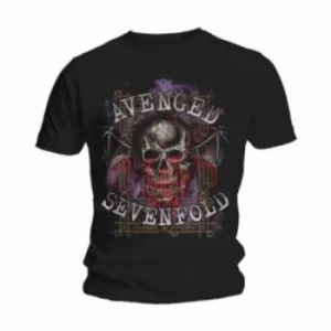 Image of Avenged Sevenfold Bloody Trellis Black T Shirt: Large