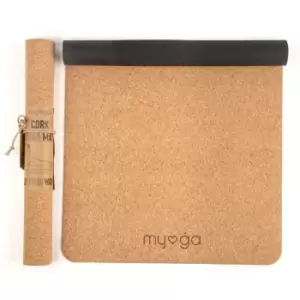 Image of Cork/Rubber Yoga Mat