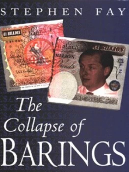 Image of The Collapse of Barings by Stephen Fay Hardback